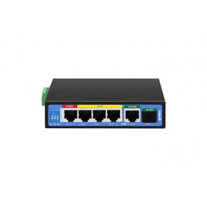ELECTRA-U06-1GB ELECTRA-U06-1GB Ernitec 6-port 1000Mbps Intelligent Industrial PoE Switch - up to 120W PoE Features DSE