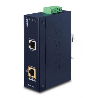 IPOE-162 IPOE-162 Planet Industrial IEEE 802.3at Gigabit Power over Ethernet Plus Injector (Mid-span) FCC, CE