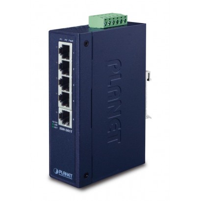 ISW-501T ISW-501T Planet 5-Port 10/100TX Industrial Fast Ethernet Switch FCC, CE, IEC Features DSE