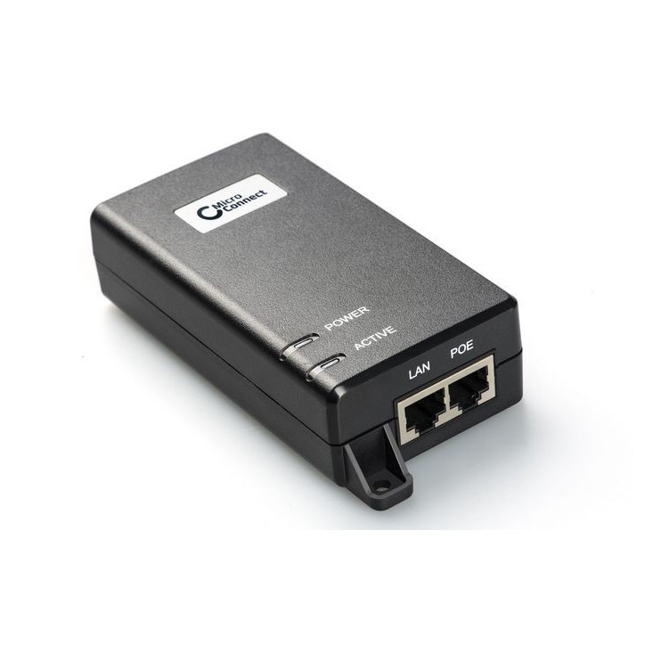 POEINJ-60W MicroConnect 60W 802.3af/at PoE Injector 60W POE++ CE, FCC, UL