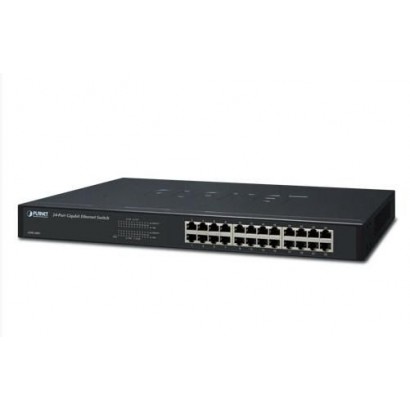 GSW-2401 GSW-2401 Planet 24-Port 10/100/1000BASE-T Gigabit Ethernet Switch FCC Part 15 Class A, CE Features DSE