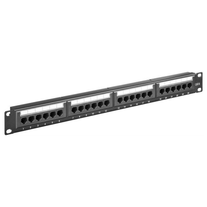 PP-013 MicroConnect 19", CAT6, 24 port LPP105, DN-91624U, IC-93866 Rack mounting