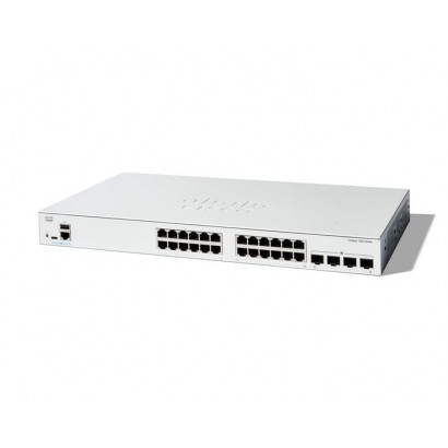 C1200-24T-4G C1200-24T-4G Cisco Cisco Catalyst 1200-24T-4G Smart Switch, 24 Port GE, 4x1GE SFP, Limited Lifetime Protection (...