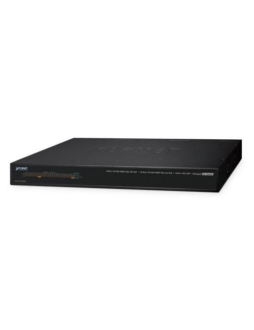AVS-4210-24HP4X AVS-4210-24HP4X Planet 8-Port, 10/100/1000T 802.3bt PoE + 16-Port 10/100/1000T 802.3at PoE + 4-Port 10G SFP+ ...