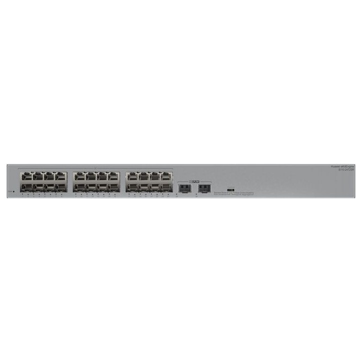 S110-24T2SR HUAWEI eKit 24*10/100/1000BASE-T ports, 2*GE SFP ports, AC power NONE - Only use for non-battery items