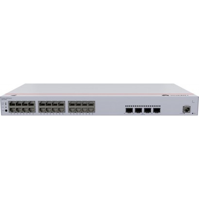 S220-24P4X S220-24P4X HUAWEI eKit 24*10/100/1000BASE-T ports(400W PoE+), 4*10GE SFP+ ports, built-in AC power 98012376 NONE -...