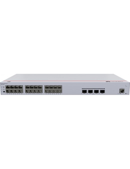 S220-24P4X S220-24P4X HUAWEI eKit 24*10/100/1000BASE-T ports(400W PoE+), 4*10GE SFP+ ports, built-in AC power 98012376 NONE -...
