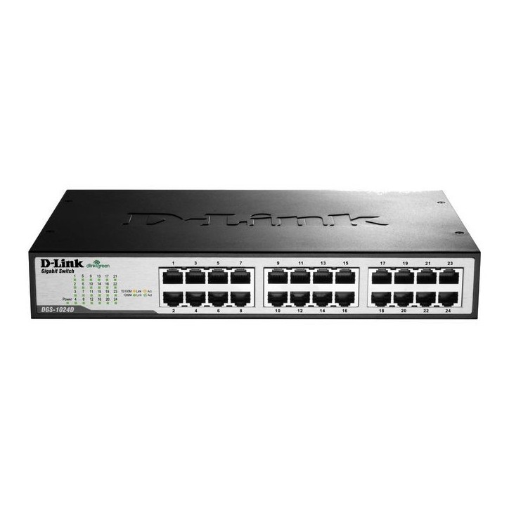 DGS-1024D/E D-Link 24-Port 10/100/1000 Gigabit Switch, Rackmount/Desktop 14249 8000 voci