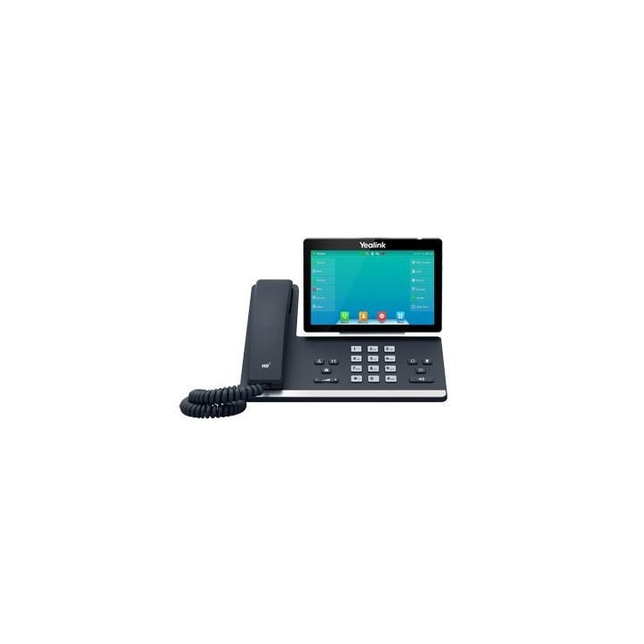 SIP-T57W Yealink SIP-T57W, 16 VoIP-Konten, 7“ 800 x 480, USB 2.0, 2x RJ-45, PoE, 2x RJ-9, 259.4x220x211x44.5 mm SIP-T57W Yealink SIP-T57W, 16 VoIP-Konten, 7“ 800 x 480, USB 2.0, 2x RJ-45, PoE, 2x RJ-9, 259.4x220x211x44.5 mm