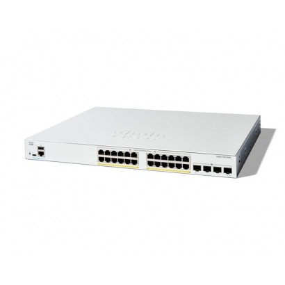 C1300-24FP-4X C1300-24FP-4X Cisco Catalyst 1300-24FP-4X Managed Switch, 24 Port GE, Full PoE, 4x10GE SFP+, Limited Lifetime P...