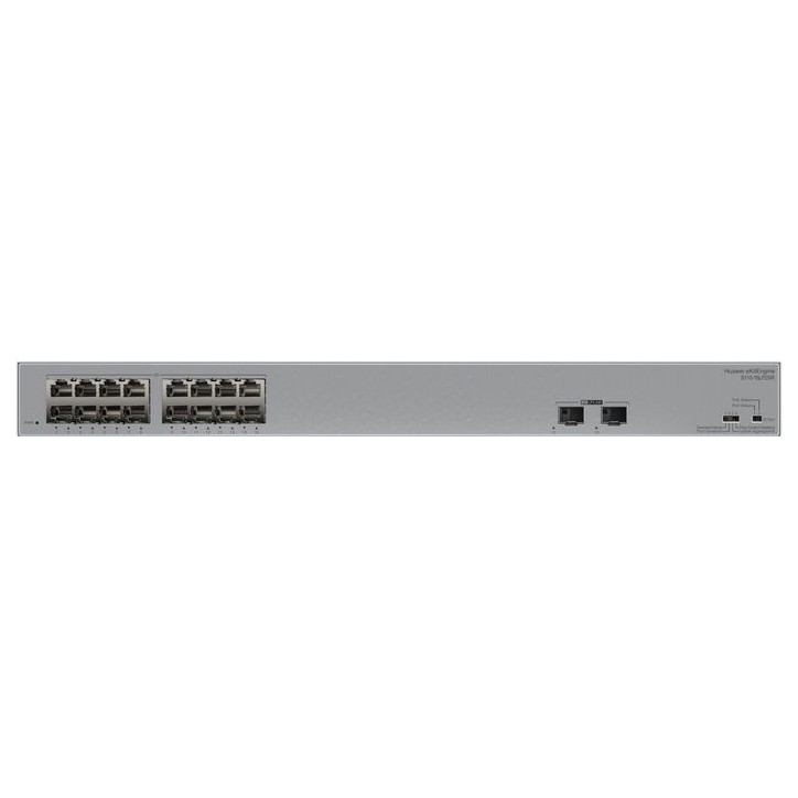 S110-16LP2SR HUAWEI eKit 16*10/100/1000BASE-T ports, 2*GE SFP ports, PoE+, AC power 98012197 NONE - Only use for non-battery ite