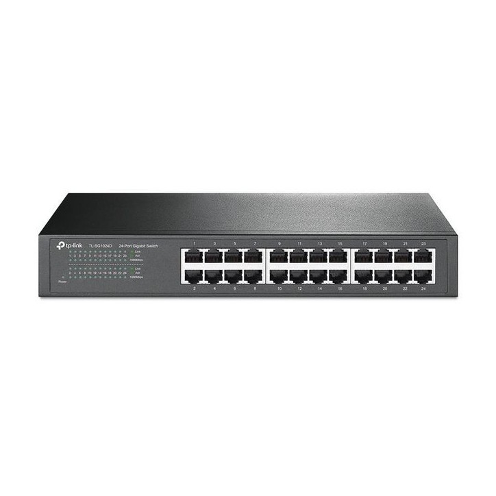 TL-SG1024D Omada 24-port, Gigabit Ethernet, Full-Duplex, Auto MDI/MDIX 768164 FCC, CE, RoHS