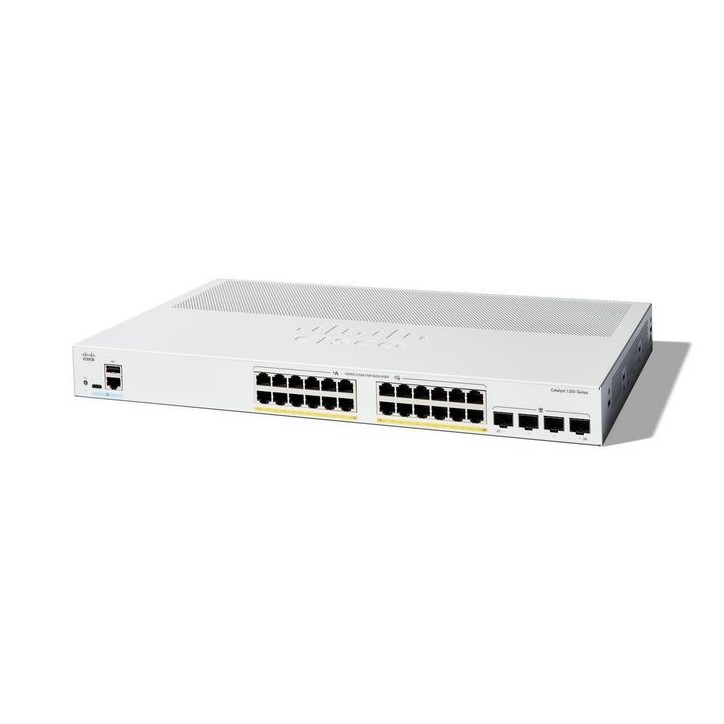 C1200-24P-4G Cisco Catalyst 1200-24P-4G Smart Switch, 24 Port GE, PoE, 4x1GE SFP, Limited Lifetime Protection (C1200-24P-4G) 41, C1200-24P-4G Cisco Catalyst 1200-24P-4G Smart Switch, 24 Port GE, PoE, 4x1GE SFP, Limited Lifetime Protection (C1200-24P-4G) 41,