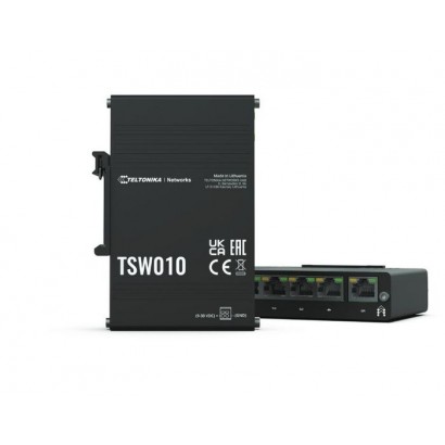 TSW010000000 TSW010000000 Teltonika Networks TSW010 DIN RAIL SWITCH 2048 Features DSE