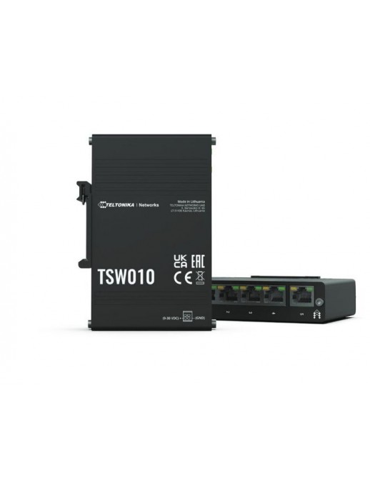 TSW010000000 Teltonika Networks TSW010 DIN RAIL SWITCH 2048