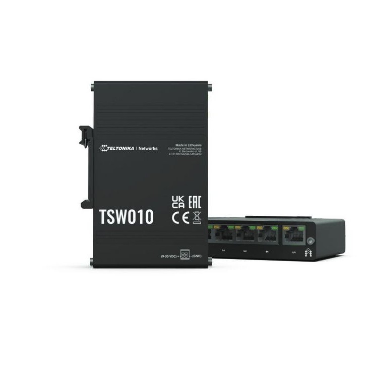 TSW010000000 Teltonika Networks TSW010 DIN RAIL SWITCH 2048
