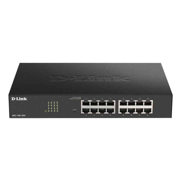DGS-1100-16V2/E D-Link 16-Port Gigabit Smart Managed Switch 23,81 Mpps