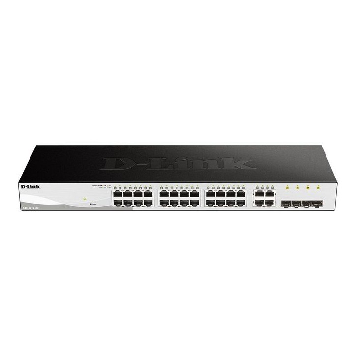 DGS-1210-28/E D-Link 24 10/100/1000 Base-T port with 4 x 1000Base-T /SFP ports 12987 FCC Class A, CE Class A, ICES-003, VCCI Cla