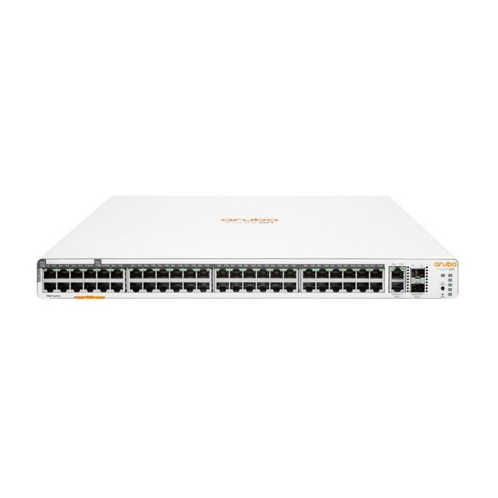 JL809AABB Hewlett Packard Enterprise Aruba Instant On 1960 48G 40p Class4 8p Class6 PoE 2XGT 2SFP+ 600W Switch JL809AABB Hewlett Packard Enterprise Aruba Instant On 1960 48G 40p Class4 8p Class6 PoE 2XGT 2SFP+ 600W Switch