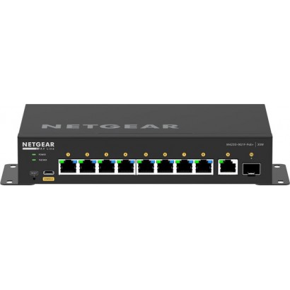 GSM4210PD-100EUS GSM4210PD-100EUS Netgear 8x1G PoE+ 110W 1x1G and 1xSFP Managed Switch 16000 voci Features DSE