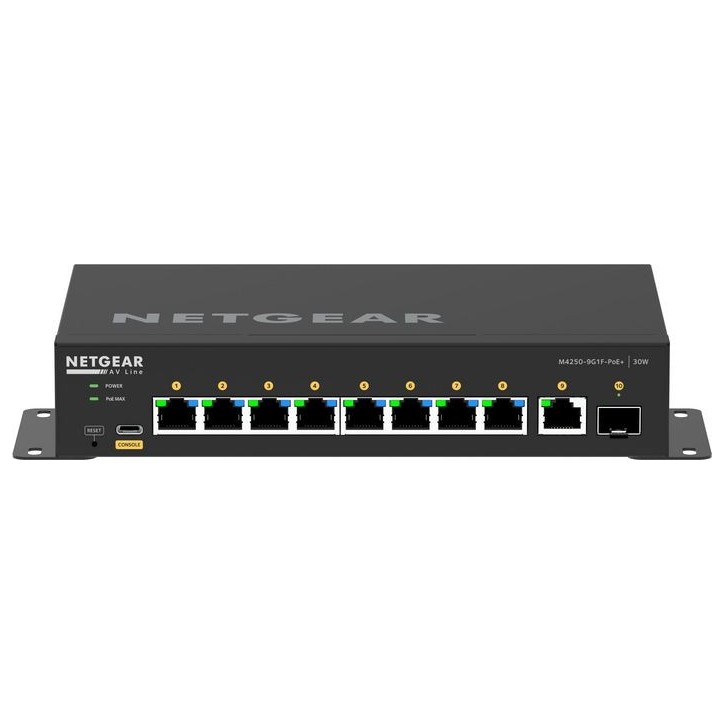 GSM4210PD-100EUS Netgear 8x1G PoE+ 110W 1x1G and 1xSFP Managed Switch 16000 voci