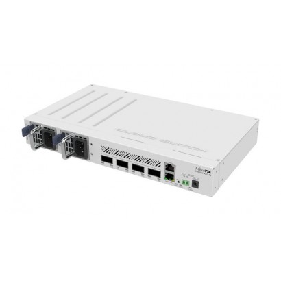 CRS504-4XQ-IN CRS504-4XQ-IN MikroTik MIPSBE, QCA9531, 650 MHz, 98DX4310, 64 MB, 16 MB,-40°C to 70°C, IP20, 320 x 185 x 44 mm ...