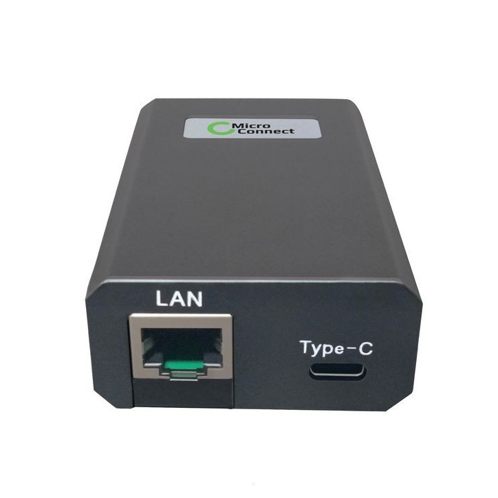 POEINJ-25W-USBC MicroConnect Gigabit PoE to USB-C Converter 25W CE, FCC, UL & RoHS POEINJ-25W-USBC MicroConnect Gigabit PoE to USB-C Converter 25W CE, FCC, UL & RoHS