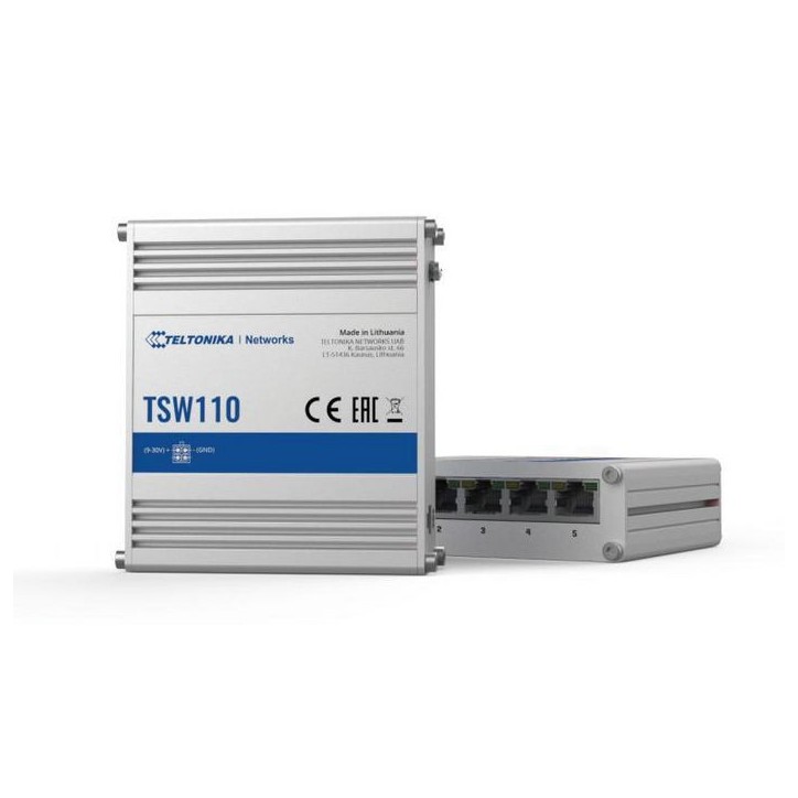 TSW110000000 Teltonika Networks TSW110 L2 UNMANAGED SWITCH 9216