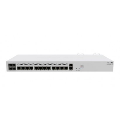 CCR2116-12G-4S+ CCR2116-12G-4S+ MikroTik ARM, AL73400, 2 GHz, 16 GB DDR4 RAM, 128MB NAND, RouterOS, 72W CE/RoHS Features DSE