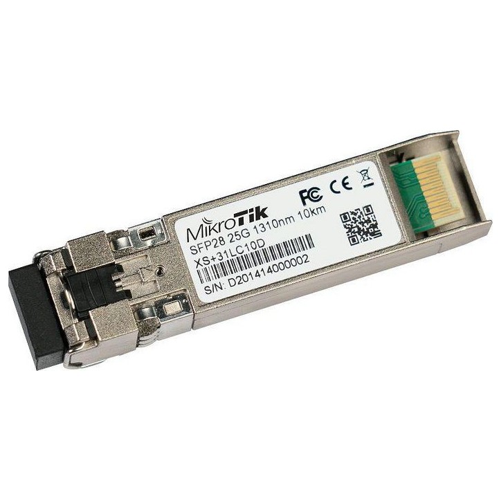 XS+31LC10D MikroTik SFP / SFP+ / SFP28, Dual LC UPC, 25G, 1310 nm 200000 h