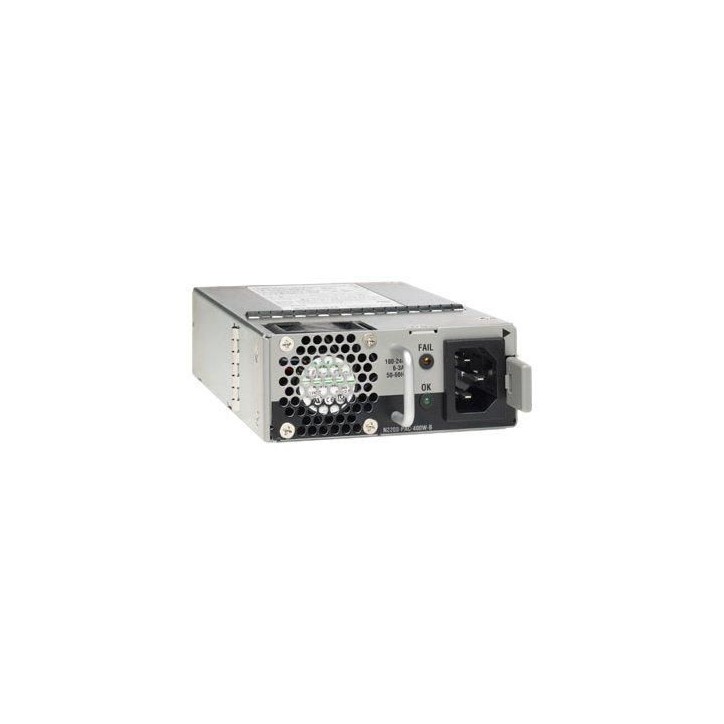 N2200-PAC-400W-RFB Cisco Nexus 2200 AC Power supply (Std airflow, port side exhaust), spare 85177900
