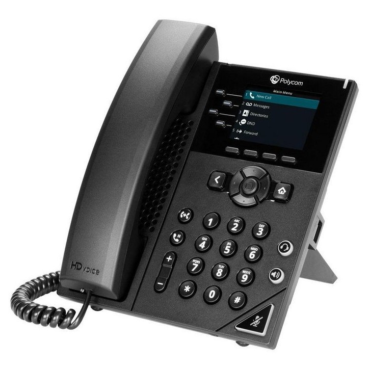 2200-48820-025 Poly 2.8” color LCD (320x240), 4 Lines, HD audio, 1x USB, 2x RJ-45, Open SIP 89B65AAAB2