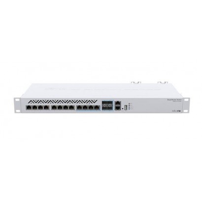 CRS312-4C+8XG-RM CRS312-4C+8XG-RM MikroTik CRS312-4C+8XG-RM, 60 W, 1 x 10/100 Ethernet ports, 8 x 5G/10G Ethernet ports, 4 x ...