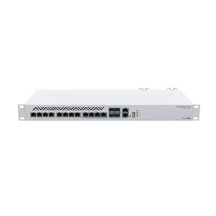 CRS312-4C+8XG-RM MikroTik CRS312-4C+8XG-RM, 60 W, 1 x 10/100 Ethernet ports, 8 x 5G/10G Ethernet ports, 4 x Combo 10G Ethernet/ 