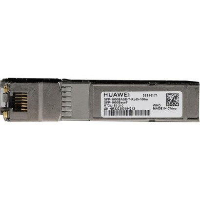 SFP-1000BASET SFP-1000BASET HUAWEI eKit SFP, RJ-45, Gigabit Ethernet, 100m 02314171 NONE - Only use for non-battery items