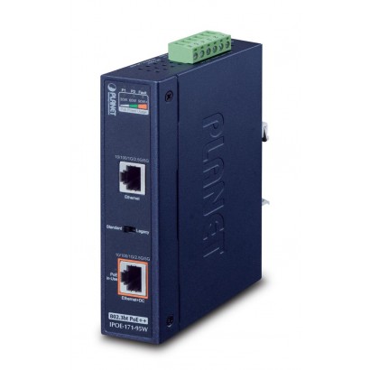 IPOE-171-95W Planet Industrial Single-Port Multi-Gigabit 802.3bt PoE++ Injector FCC Part 15 Class A, CE
