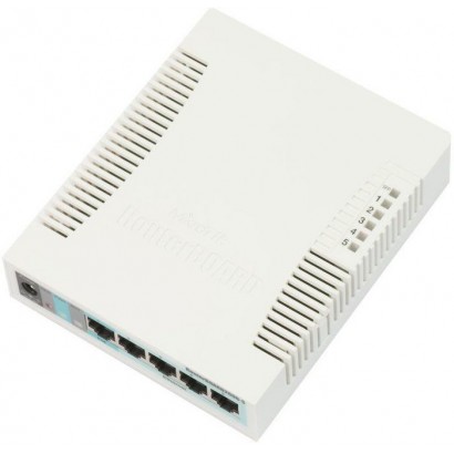 CSS106-5G-1S CSS106-5G-1S MikroTik 5 x Ethernet, PoE in, SFP ports, 6 W, 6 - 31 V, 212 g, MikroTik SwOS 10047, 767699