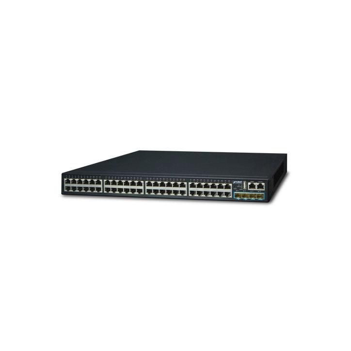 SGS-6341-48T4X Planet Layer 3 48-Port 10/100/1000T + 4-Port 10G SFP+ Stackable Managed Switch CE, FCC