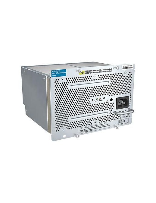 RP001235702 Hewlett Packard Enterprise 1500W PoE+, 110-240 V, HP 5400 zl/8200 zl J9306A Grey