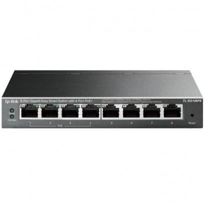 TL-SG108PE TL-SG108PE Omada 8-Port, 10/100/1000Mbps RJ45 Ports, IEEE 802.3i/u/ab/af/x/q/p 768159 FCC, CE, RoHS Features DSE