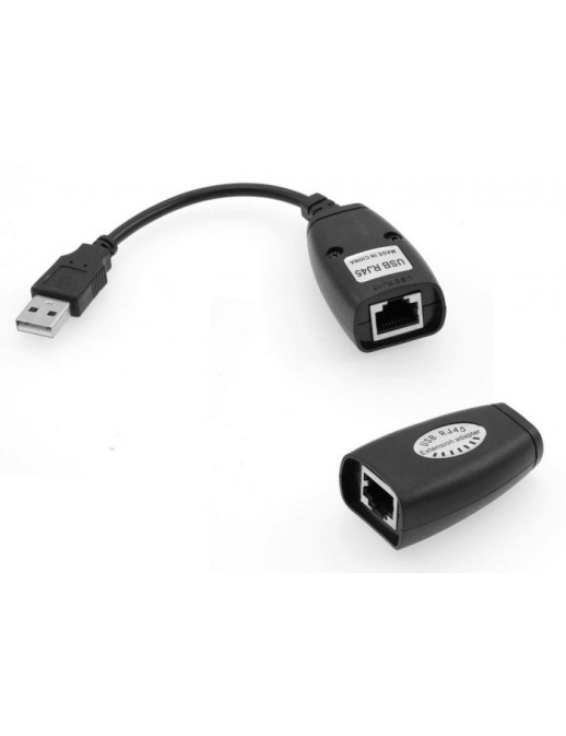 USBEXT60M USBEXT60M MicroConnect CAT 5/ CAT5e/CAT6 / USB 1.1 Converter UCE260, 42693, DA-70141 Black