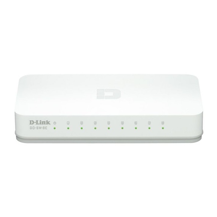 GO-SW-8E/E D-Link 8-Port Fast Ethernet Easy Desktop Switch GO-SW-8E/E D-Link 8-Port Fast Ethernet Easy Desktop Switch