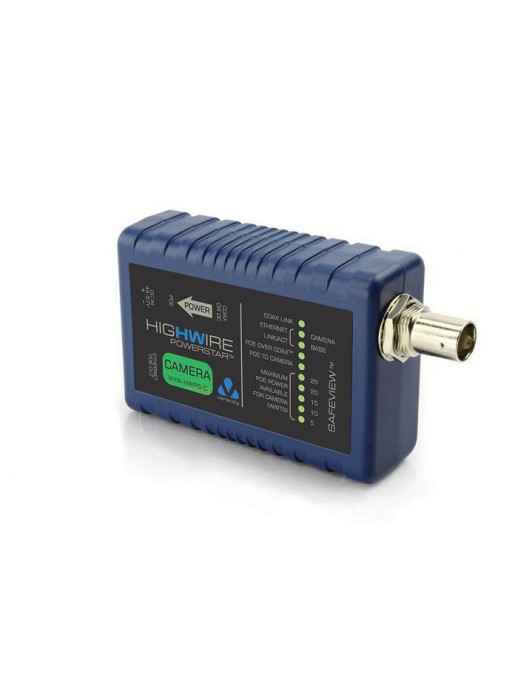 VHW-HWPS-C VHW-HWPS-C Veracity Fast Ethernet and POE over coax converter RE 1261-ID, RE1261 FCC, CE, RoHS