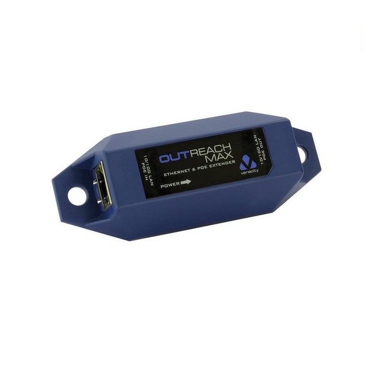 VOR-ORM Veracity Outreach Max LAN and POE extender, up to 800m, Blue RE 1285-ID RoHS