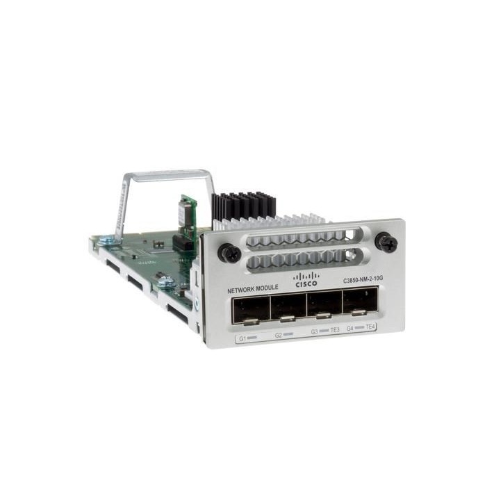 C3850-NM-2-10G-RFB Cisco 4 x Gigabit Ethernet/2 x 10 Gigabit Ethernet network module for Cisco Catalyst 3850 999031, 1070033 Y C3850-NM-2-10G-RFB Cisco 4 x Gigabit Ethernet/2 x 10 Gigabit Ethernet network module for Cisco Catalyst 3850 999031, 1070033 Y