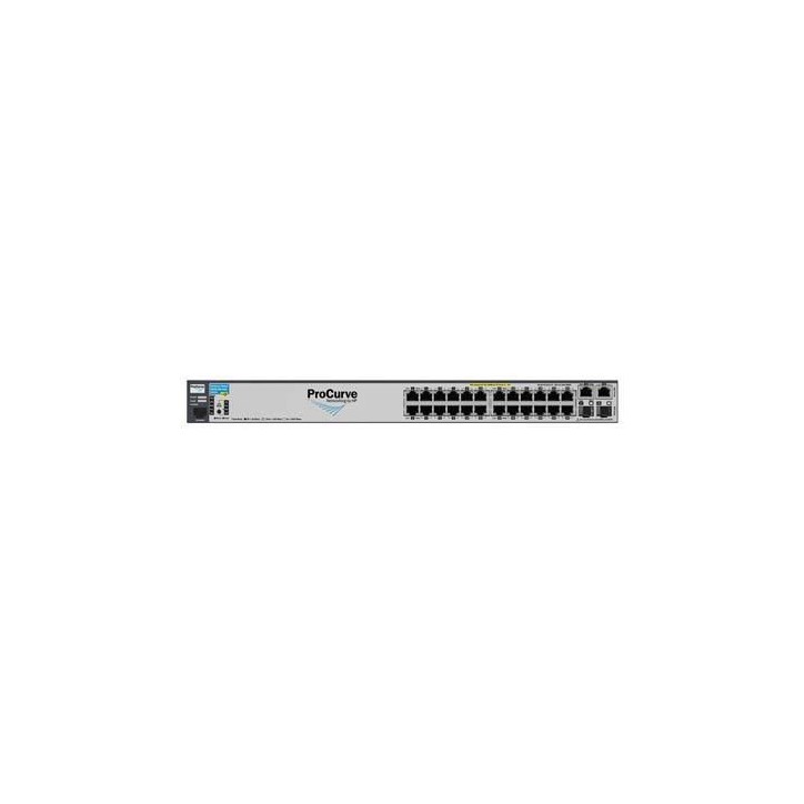 J9087A-RFB Hewlett Packard Enterprise 24 10/100 ports (IEEE 802.3 Type 10BASE-T, IEEE 802.3u Type 100BASE-TX), 12.8 Gbps, 41 W, 