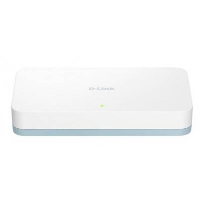 DGS-1008D/E D-Link Unmanaged, 8 x RJ-45, 1000BASE-T Gigabit Ethernet, MAC 4K, QoS, Jumbo frame,...