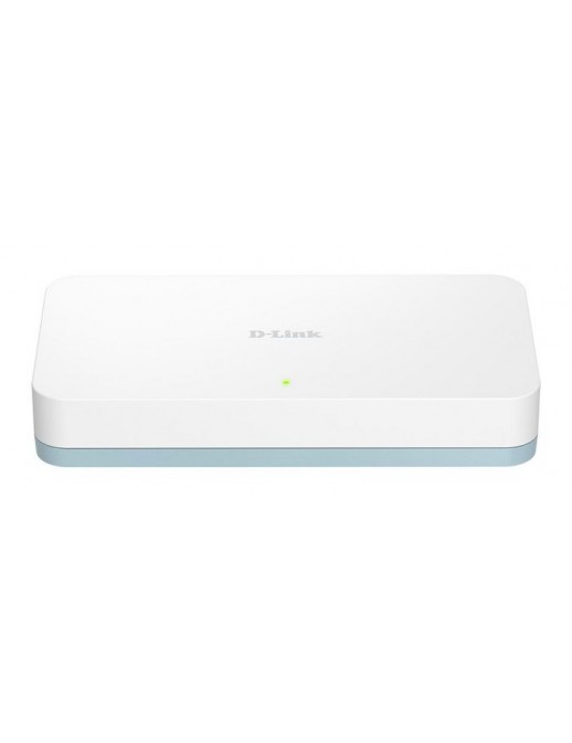 DGS-1008D/E D-Link Unmanaged, 8 x RJ-45, 1000BASE-T Gigabit Ethernet, MAC 4K, QoS, Jumbo frame, 111 x 75 x 30 mm 9216