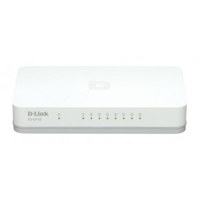 GO-SW-8G/E GO-SW-8G/E D-Link Desktop, Unmanaged, Gigabit, 8 x RJ-45 LAN Anatel/C-Tick/CCC/CE/cUL/UL/FCC/ICES-003/LVD/VCCI