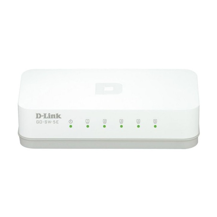 GO-SW-5E/E D-Link 5-Port Fast Ethernet Easy Desktop Switch 2000 voci